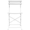 vidaXL Silla de jard&iacute;n plegable 2 pcs 42 x 46 x 82cm Metal
