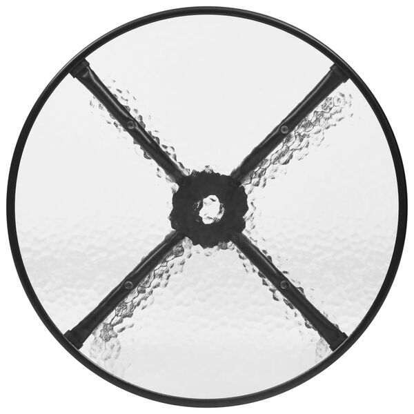 vidaXL Juego de comedor de jard&iacute;n de 5 piezas negro