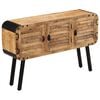 vidaXL Aparador de madera maciza de mango 120x30x76 cm