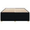 vidaXL Cama sin colch&oacute;n tela negro 140x200 cm