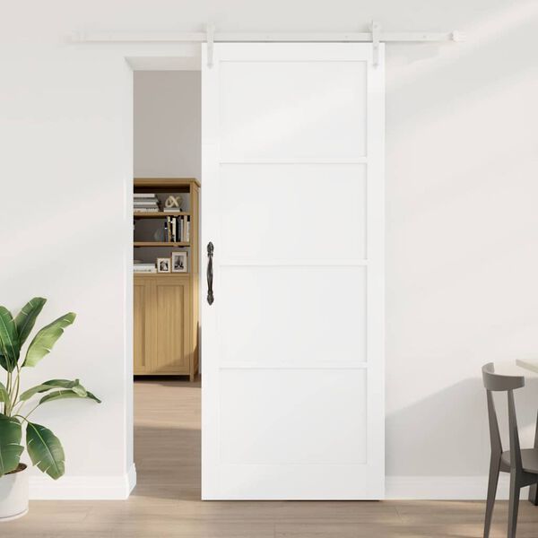 vidaXL Puerta Corredera ORKDAL 93 x 232 cm Madera de pino macizo