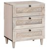 vidaXL Mesa de noche Blanco 50 x 33 x 62 cm Madera de ingenier&iacute;a