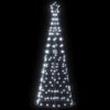 vidaXL Árbol de Navidad LED 200 LEDs blanco frío 180 cm