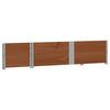 vidaXL Collares de palets 2 uds madera maciza de pino marr&oacute;n 150x50 cm