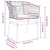 vidaXL Conjunto de Comedor de Jard&iacute;n 7 pcs Marr&oacute;n rat&aacute;n sint&eacute;tico