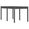 vidaXL Mesa de jard&iacute;n madera maciza pino gris 159,5x82,5x76 cm