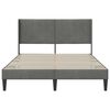 vidaXL Estructura de cama Gris oscuro 120 x 200 cm Terciopelo
