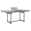 vidaXL Mesa de comedor jard&iacute;n madera maciza acacia (120-170)x80x75 cm