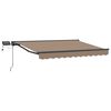 vidaXL Armaz&oacute;n de toldo manual con LEDs Topo 5 x 3 m