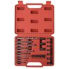 vidaXL Juego de extractores de tornillos de 25 piezas de acero