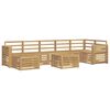 vidaXL Conjunto de sof&aacute;s de exterior 8 uds. Blanco