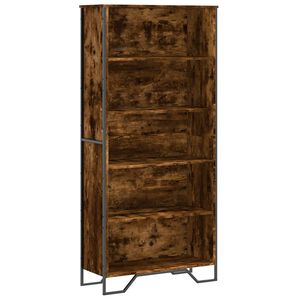 vidaXL Estanter&iacute;a madera ingenier&iacute;a color roble ahumado 80x31x169 cm