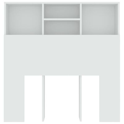 vidaXL Mueble cabecero blanco 100x19x103,5 cm