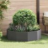 vidaXL Jardinera Negro 120 x 120 x 35 cm Acero