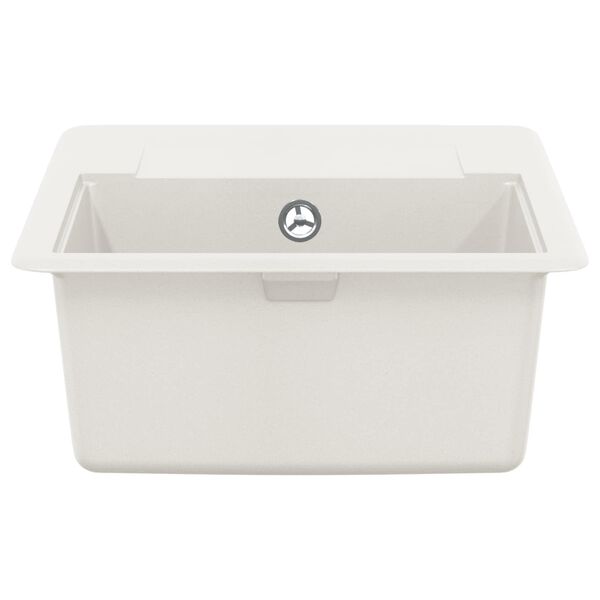 vidaXL Lavabo 560 x 460 mm 80% Cuarzo y 20% Resina