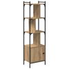 vidaXL Estanter&iacute;a 6 niveles 44,5 x 30 x 154,5 cm Madera de ingenier&iacute;a