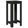 vidaXL Mesa alta de bar madera de ingenier&iacute;a negra 51x50x103,5 cm