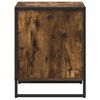 vidaXL Mesa de Noche Roble Humo 50 x 39,5 x 50 cm Madera contrachapada
