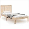 vidaXL Estructura de cama sin colch&oacute;n madera maciza de pino 100x200 cm