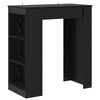 vidaXL Mesa de Bar 95 x 47 x 103,5 cm Madera de ingenier&iacute;a Roble Negro