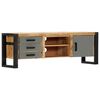vidaXL Mueble de TV de madera maciza de mango 120x30x40 cm