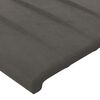 vidaXL Cama box spring con colch&oacute;n terciopelo gris oscuro 140x200 cm