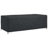 vidaXL Funda para muebles Liso Negro 300 x 140 x 90 cm 600D