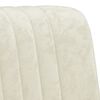 vidaXL Sill&oacute;n de terciopelo blanco crema