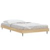 vidaXL Estructura de cama sin colch&oacute;n madera roble Sonoma 90x200 cm
