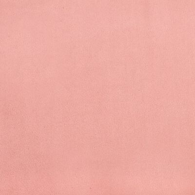 vidaXL Estructura de cama de terciopelo rosa 200x200 cm