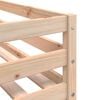 vidaXL Cama alta de ni&ntilde;os con escalera madera maciza pino 90x190 cm