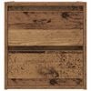 vidaXL Mesillas de noche de pared 2 uds madera vieja 38x34x40 cm