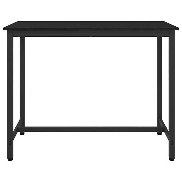 vidaXL Mesa Roble Negro 100 x 50 x 76,5 cm
