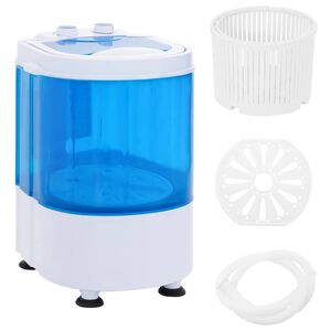 vidaXL Mini lavadora con 1 tambor 2,6 kg