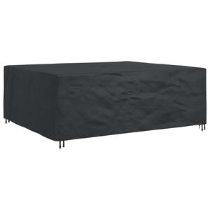 vidaXL Funda para muebles Liso Negro 300 x 250 x 70 cm 600D