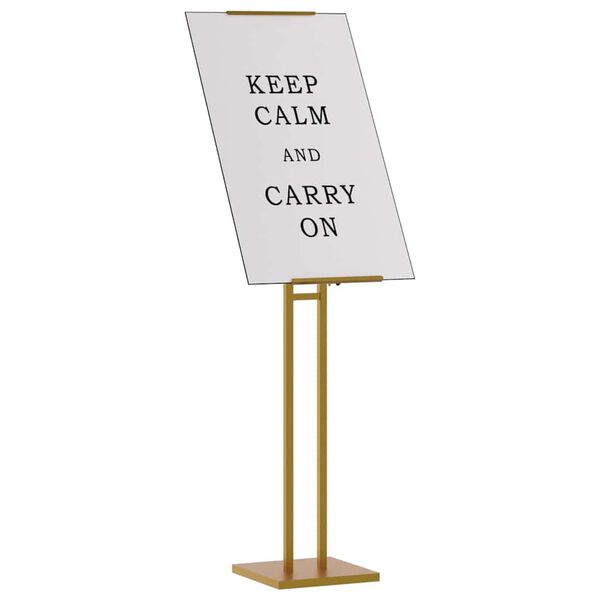 vidaXL Pantallas de Feria 2 pcs Dorado 26,5 x 26,5 x 150 cm Acero