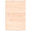 vidaXL Estante de pared madera maciza roble sin tratar 40x60x(2-4) cm