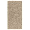 vidaXL Alfombra ZIZUR apariencia yute interior exterior beige 60x110cm
