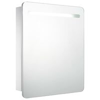 vidaXL Mueble de baño con espejo LED 68x9x80 cm