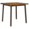 vidaXL 60 x 55 x 75 cm Madera de Acacia S&oacute;lida Natural y Caf&eacute;
