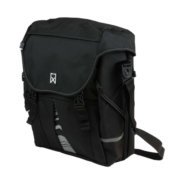 Willex Alforja para bicicleta XL 1200 25 L negro 13511