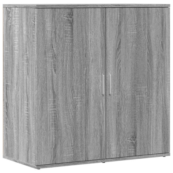 vidaXL Aparadores 2 uds madera de ingenier&iacute;a gris Sonoma 79x38x80 cm