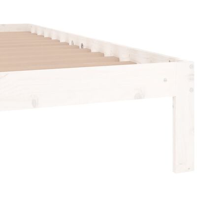 vidaXL VX814914 Estructura de cama individual madera maciza 90x190
