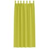 vidaXL Cortinas Opacas con Anillas 2 pcs Verde 245 x 140 cm Poli&eacute;ster
