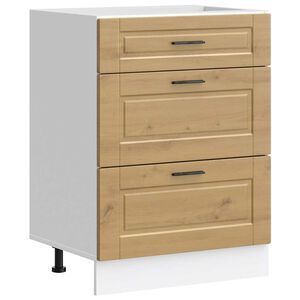 vidaXL Mueble bajo de cocina porto roble artesano madera reconstituida