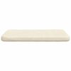 vidaXL Cojines para asiento 4 pcs Crema 40 x 40 x 3 cm Tela de pana
