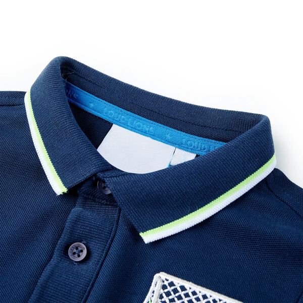Polo de niños azul oscuro 104