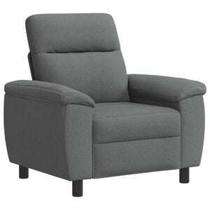vidaXL Sof&aacute; Gris oscuro 95 x 90 x 95 cm Tela