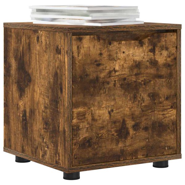 vidaXL Gabinete de Ba&ntilde;o Roble ahumado 40,5 x 40 x 44 cm