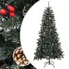 vidaXL &Aacute;rbol de Navidad artificial con soporte PVC verde 240 cm